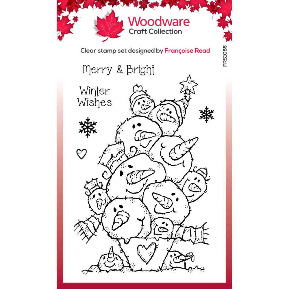 Woodware 4"X6" Clear Stamp Singles: Snow Balls (5A00283M1GB5H)