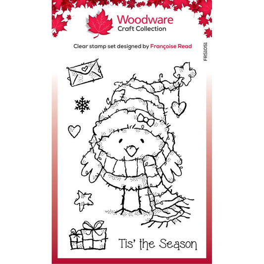 Woodware 4"X6" Clear Stamp Singles: All Wrapped UP (5A00283X1GB5L)