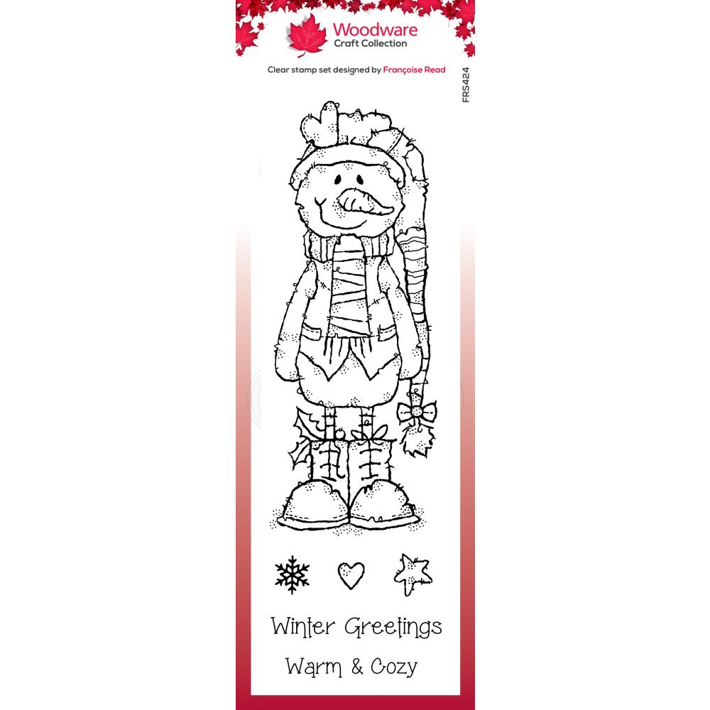 Woodware 8"X2.6" Clear Stamp Singles: Winter Boots (5A00283Q1GB61)