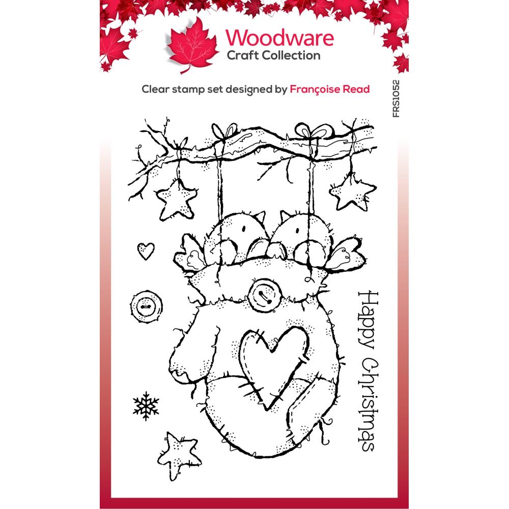 Woodware 4"X6" Clear Stamp Singles: Cozy Robins (5A00283C1GB65)