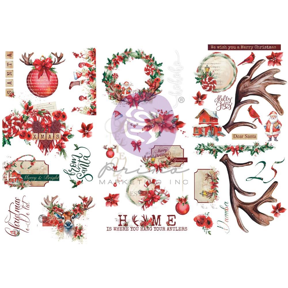 Prima Marketing From The North Pole 6"X12" Transfers, 3/Pkg (5A00288G1GB90)