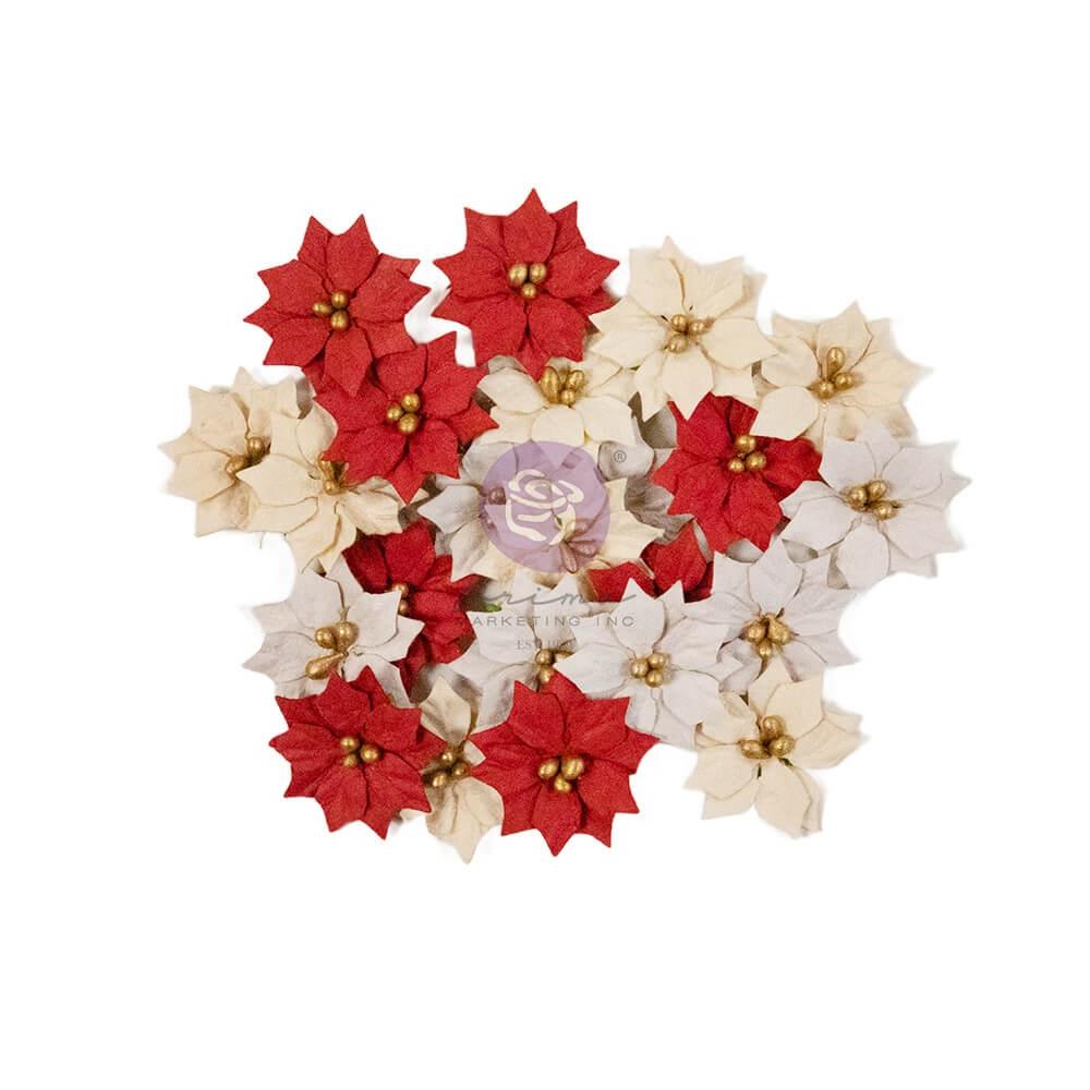 Prima Marketing From The North Pole Paper Flowers: Santa's Garden, 24/Pkg (5A00288P1GB9G)