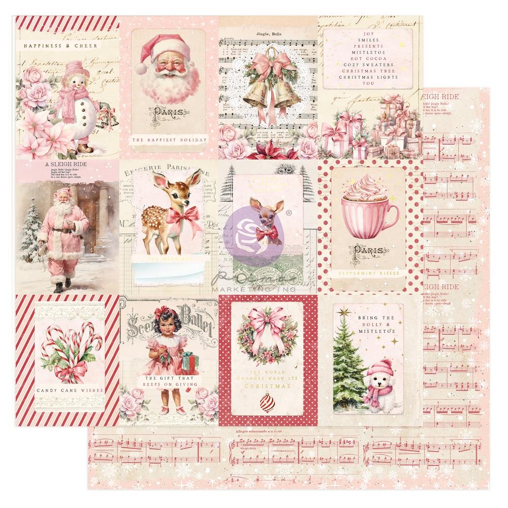 Prima Marketing 25 & Peppermint 12"X12" Double-Sided Cardstock: Everday Is Christmas, by Frank Garcia (5A00288R1GB9N)