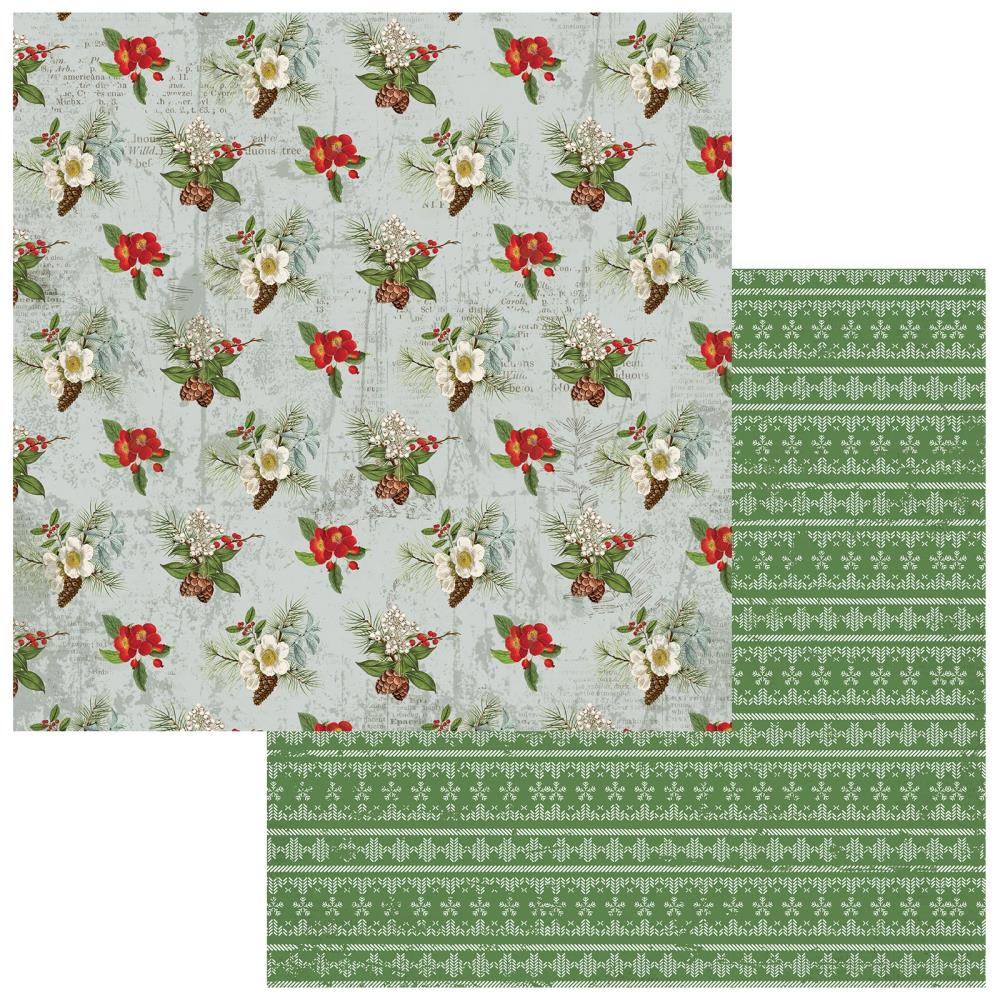 49 and Market Evergreen Season 12"X12" Double-Sided Cardstock: Cheerful Christmas Star (5A0027P91GB0B)