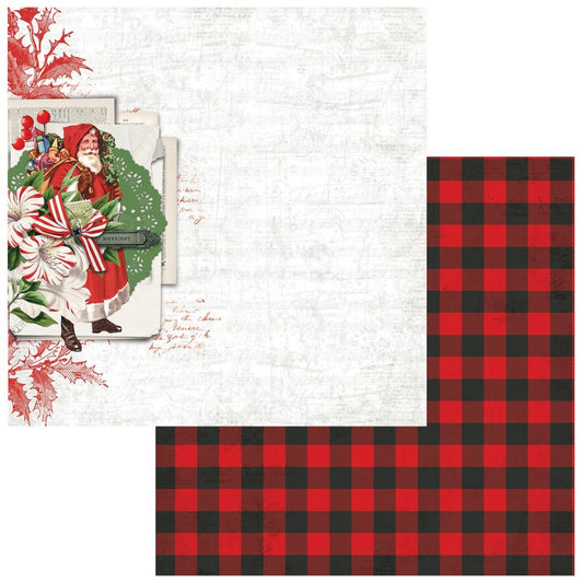 49 and Market Evergreen Season 12"X12" Double-Sided Cardstock: Yuletide Abundance (5A0027P91GB16)