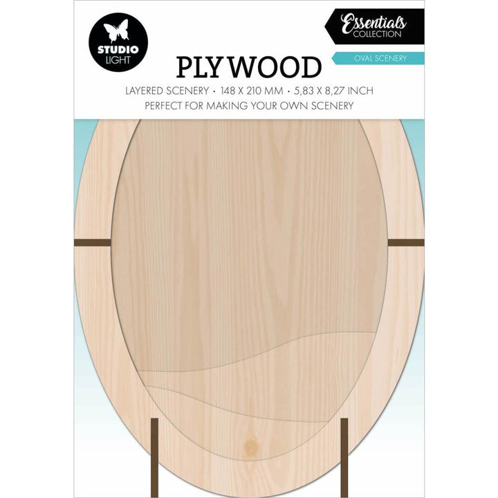 Studio Light Essentials Plywood: Nr. 05, Oval (5A002BDS1GF00)