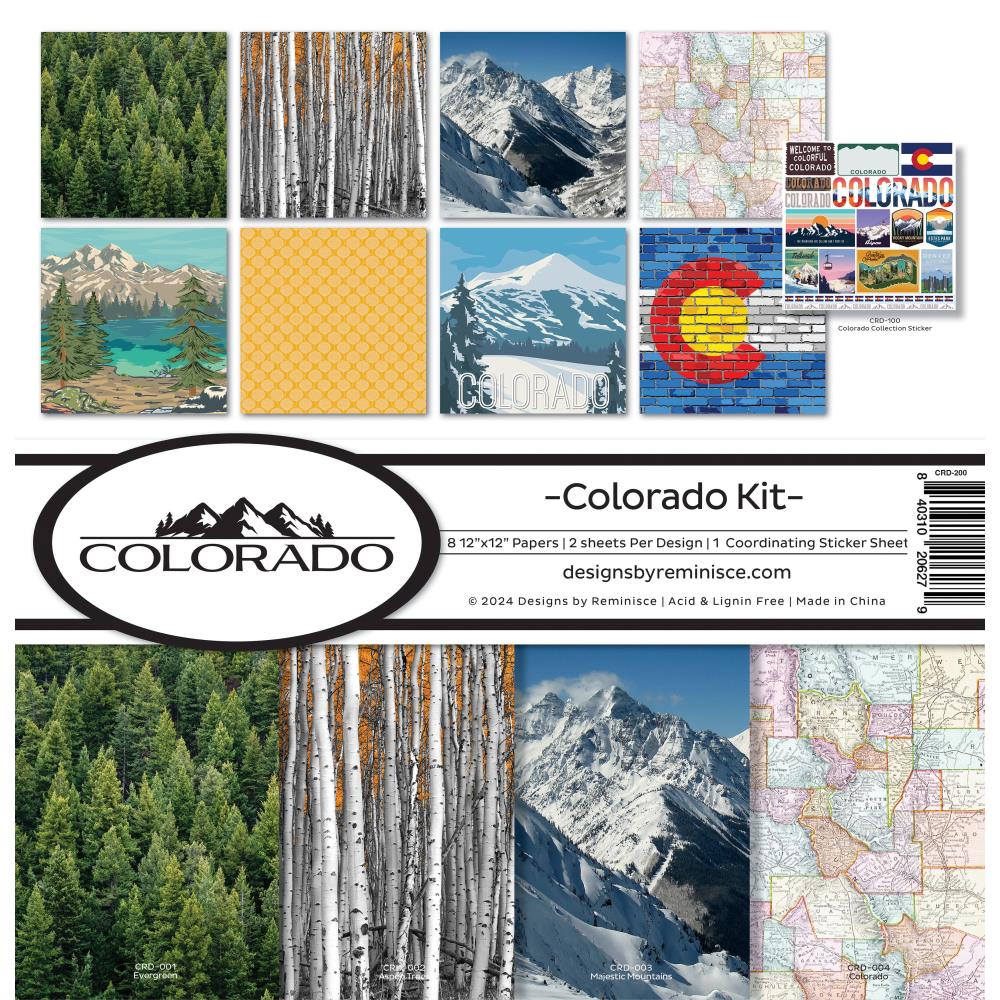 Reminisce Colorado 12"X12" Collection Kit (5A002BXF1GFFQ)