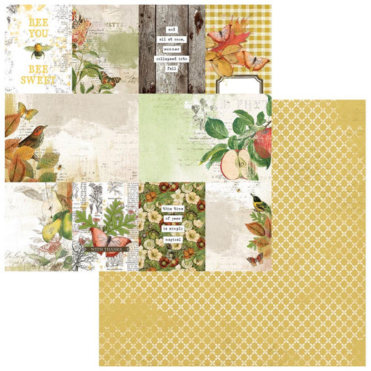 49 and Market Vintage Orchard 12"X12" Double-Sided Cardstock: Journal Cards (5A0029X81GDCF)