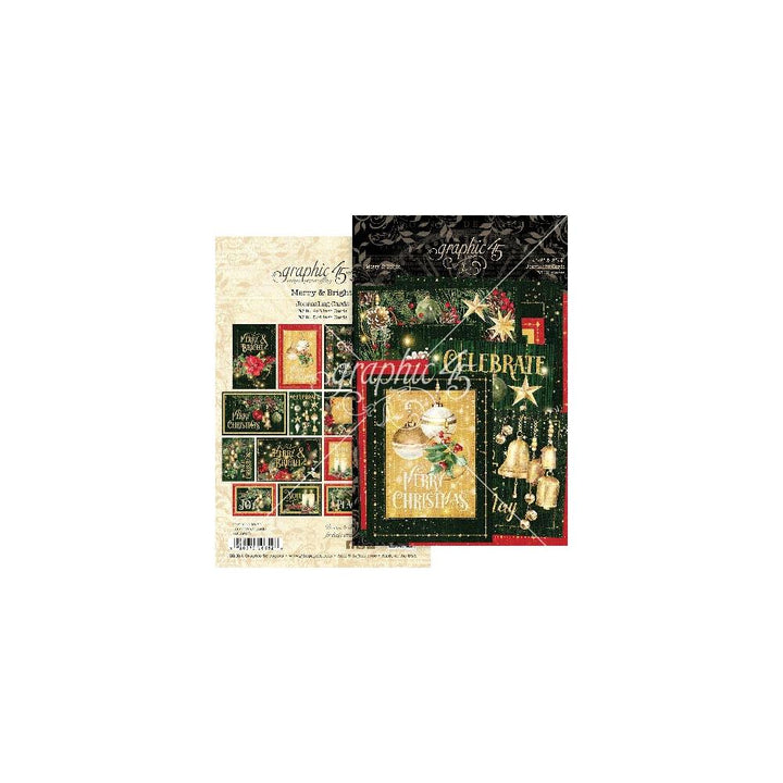 Graphic 45 Merry & Bright Journaling Cards (5A002C071GFHL)