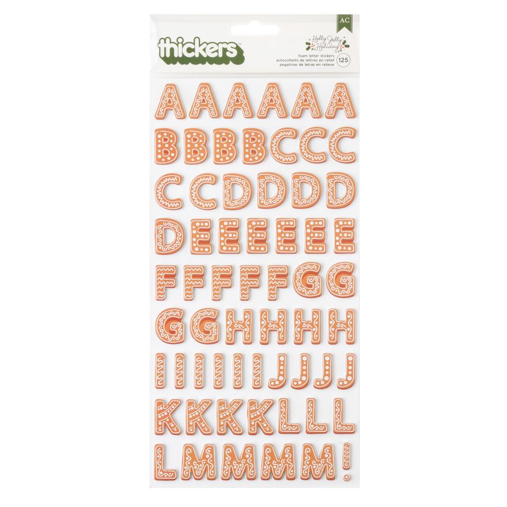 Crate Paper Holly Jolly Thickers: Alphabet (5A00278L1G9HL)