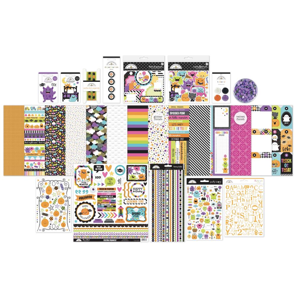 Doodlebug Collection Value Bundle: Monster Madness, Hey Pumpkin (5A002C4D1GFPD)