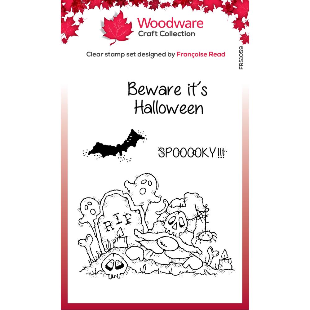 Woodware 4"X6" Clear Stamp Singles: Spooky Night (5A002B5G1GDNK)