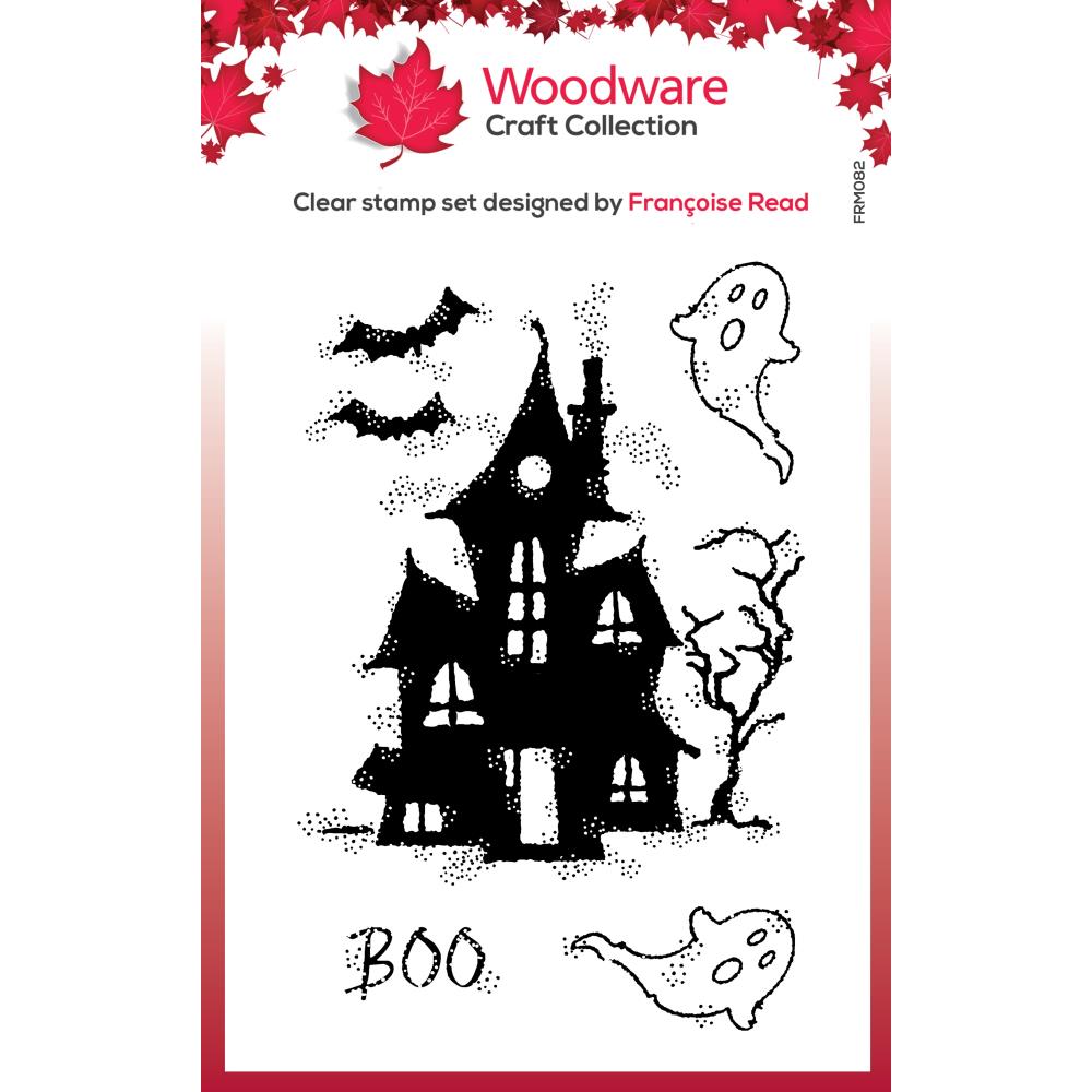 Woodware 3"X4" Clear Stamp Singles: Haunted (5A002B551GDNN)