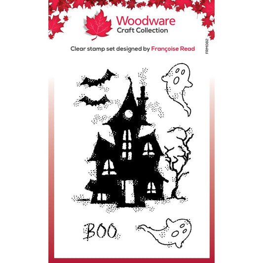 Woodware 3"X4" Clear Stamp Singles: Haunted (5A002B551GDNN)