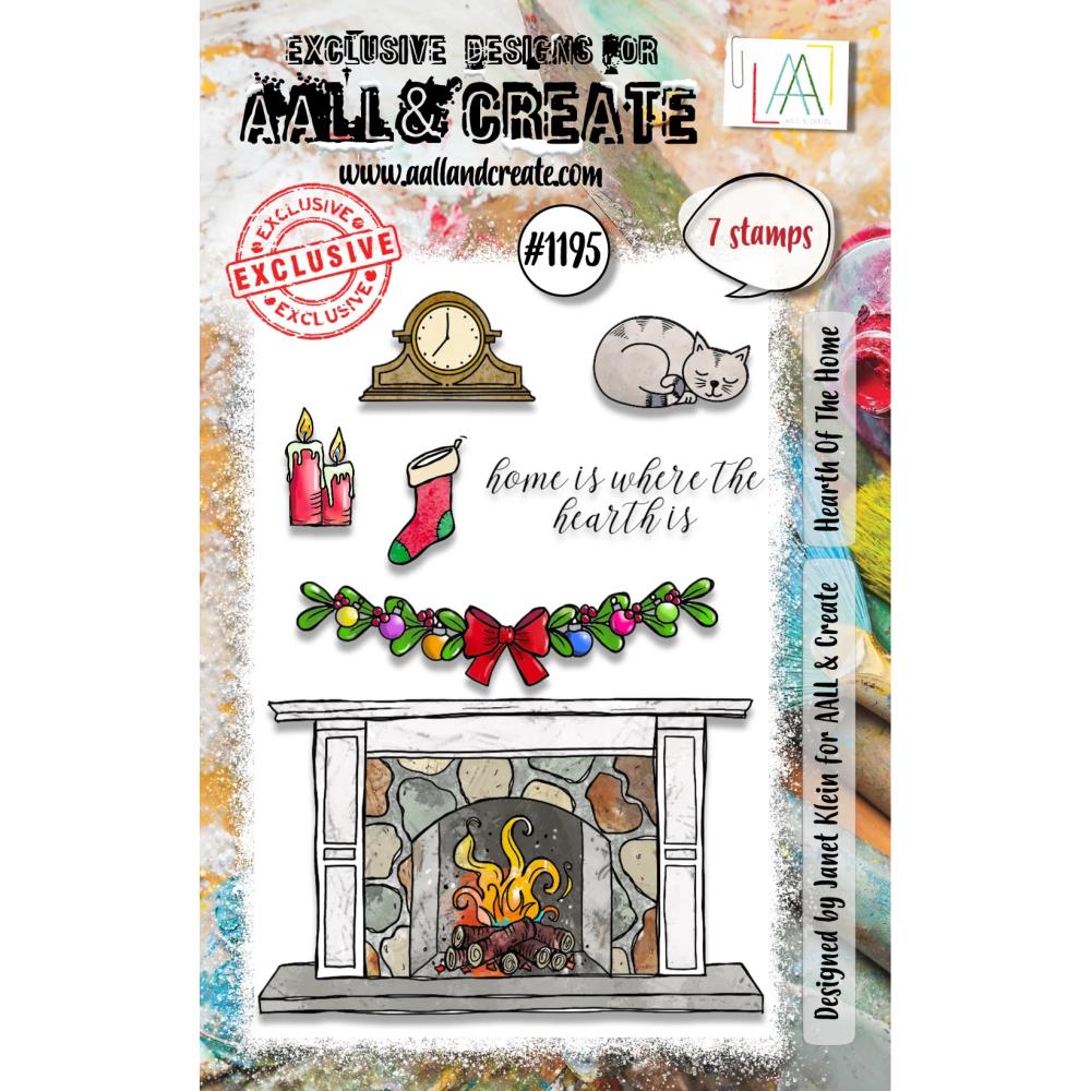 AALL And Create A7 Photopolymer Clear Stamp Set: Hearth Of The Home (5A002BVQ1GFCY)