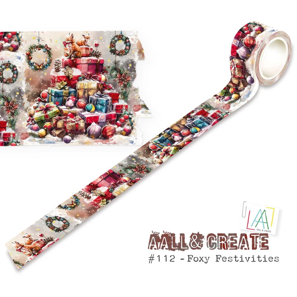 AALL And Create Washi Tape: Foxy Festivities (5A002BW21GFD7)