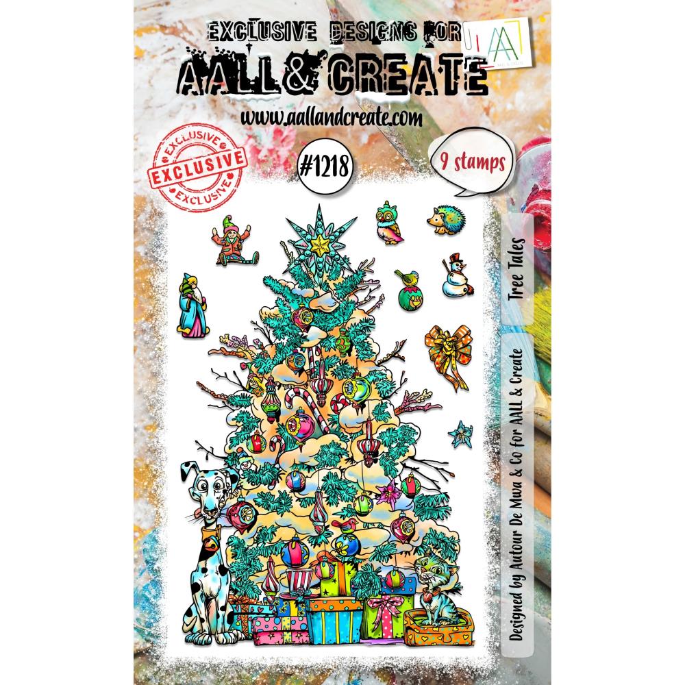 AALL And Create A6 Photopolymer Clear Stamp Set: Tree Tales (5A002BVM1GFDL)