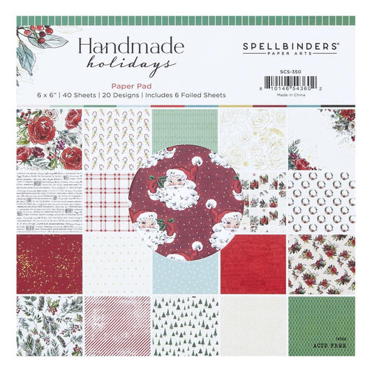 Spellbinders Handmade Holidays Paper Pad (5A002C861GFSZ)