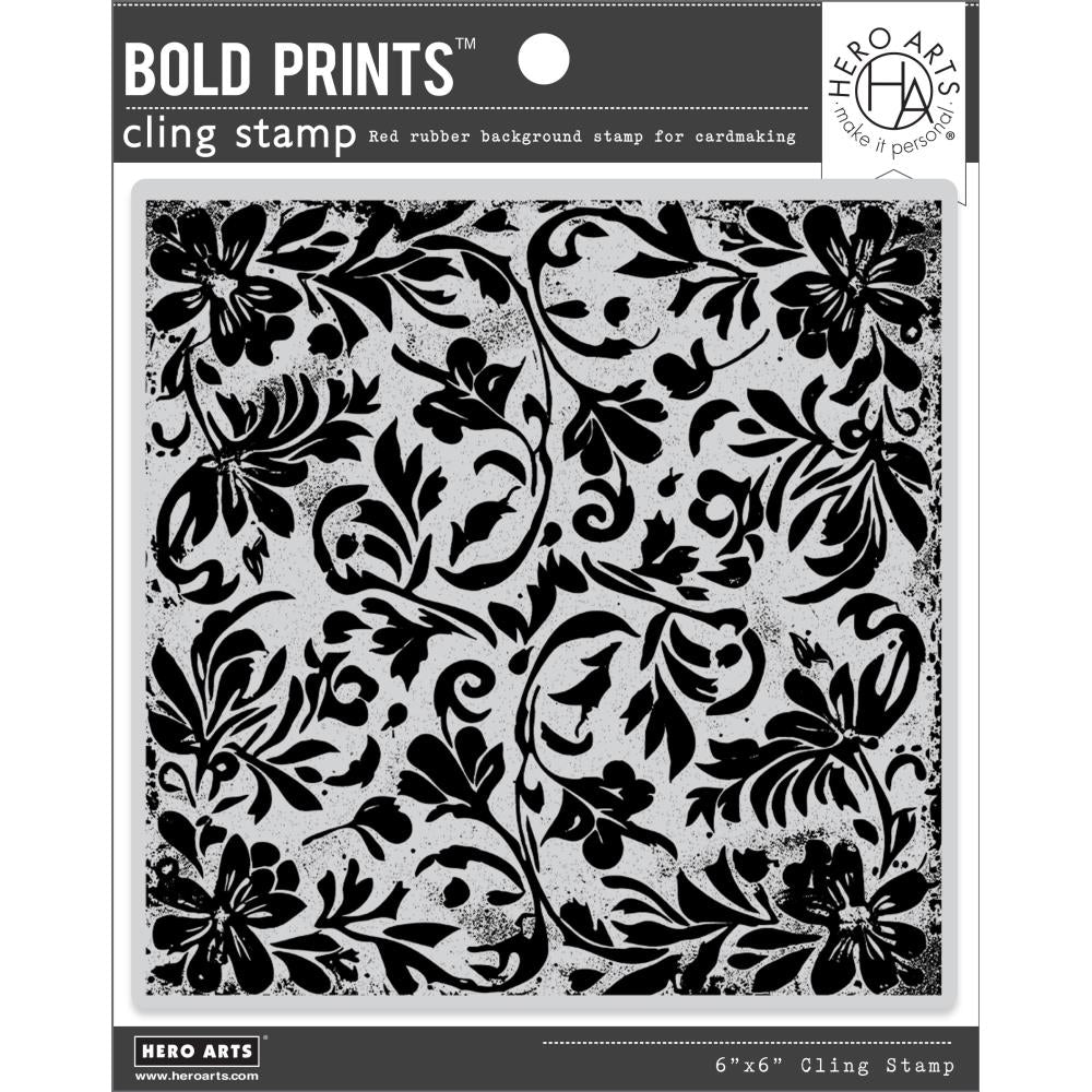 Hero Arts Bold Prints 6"X6" Cling Stamp: Abstract Poinsettia (5A002CFZ1GFY1)