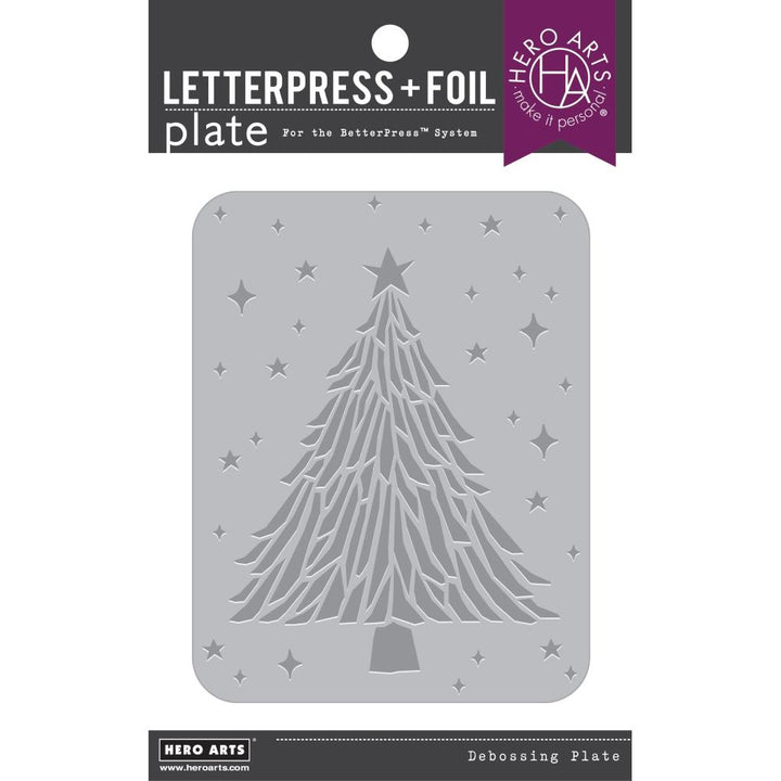 Hero Arts Letterpress & Foil Plate: Sparkling Tree (5A002CFV1GFYL)