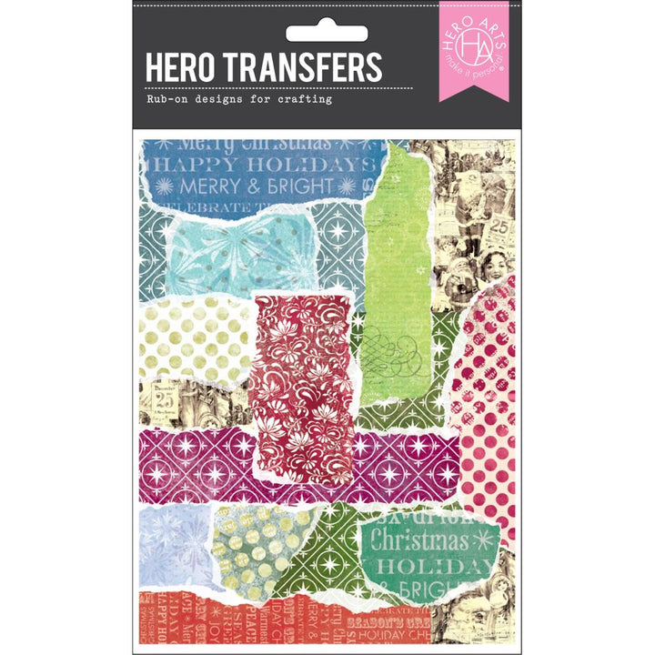 Hero Arts Hero Transfers: Festive Paper Collage (5A002CFN1GFYY)