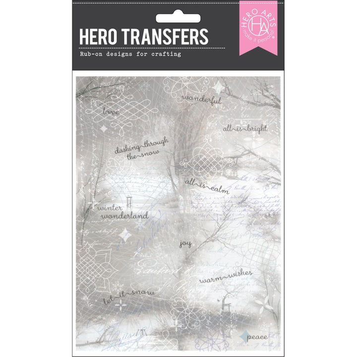 Hero Arts Hero Transfers: Snow & Swirls (5A002CDR1GFZ8)