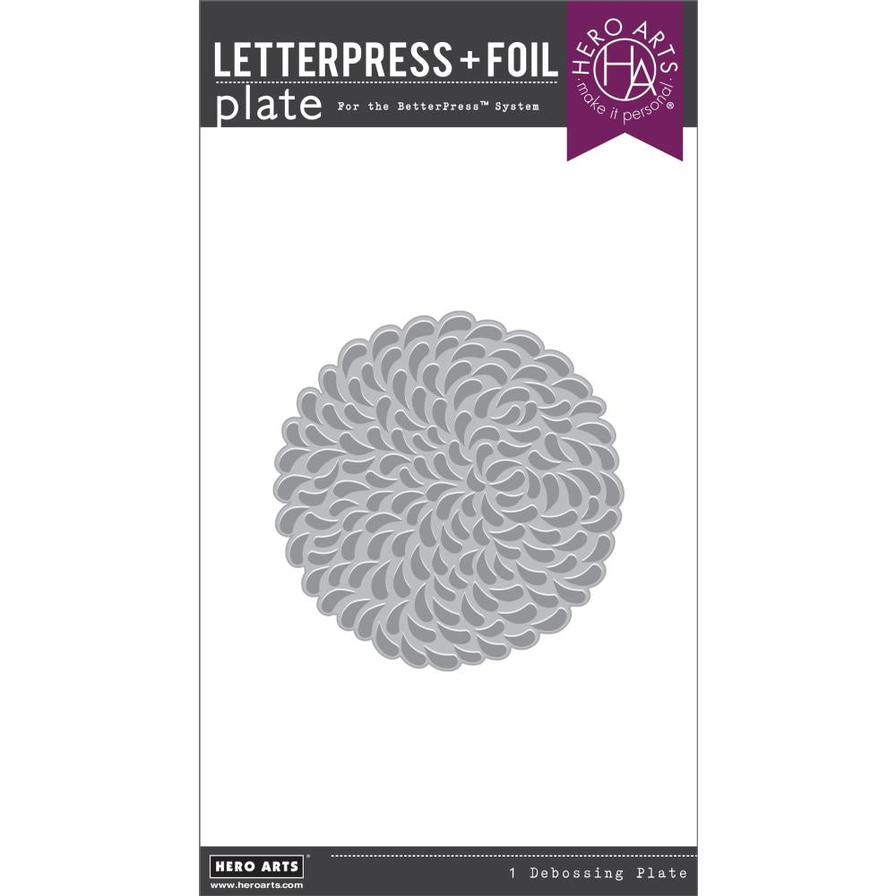 Hero Arts Letterpress & Foil Plate: Petals Circle (5A002CSB1GG97)