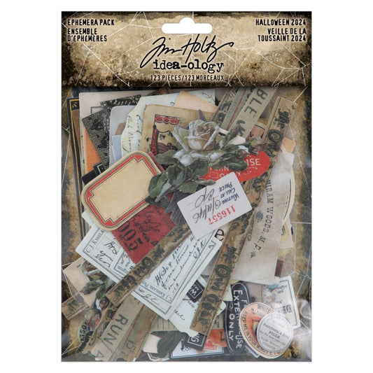 Tim Holtz Idea-ology: Halloween 2024 - Ephemera Pack  (5A0026RS1G96L)