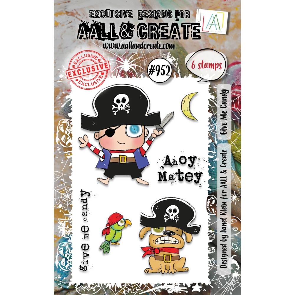 AALL And Create A7 Photopolymer Clear Stamp Set: Give Me Candy (5A002C6H1GFQ0)