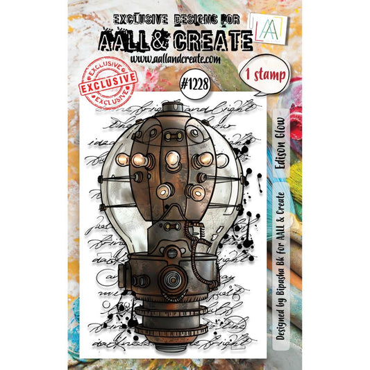 AALL And Create A7 Photopolymer Clear Stamp Set: Edison Glow (5A002C6N1GFQ5)