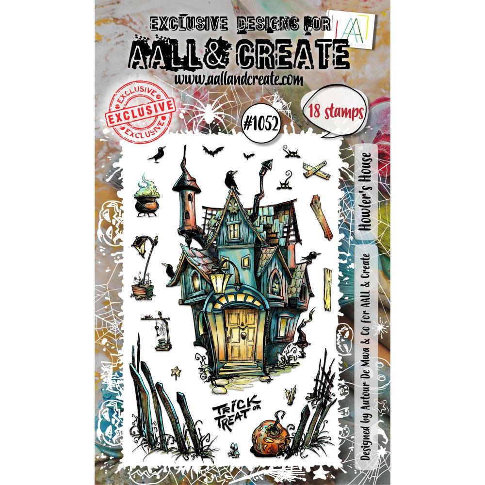 AALL And Create A6 Photopolymer Clear Stamp Set: Howler's House (5A002C5X1GFQ9)