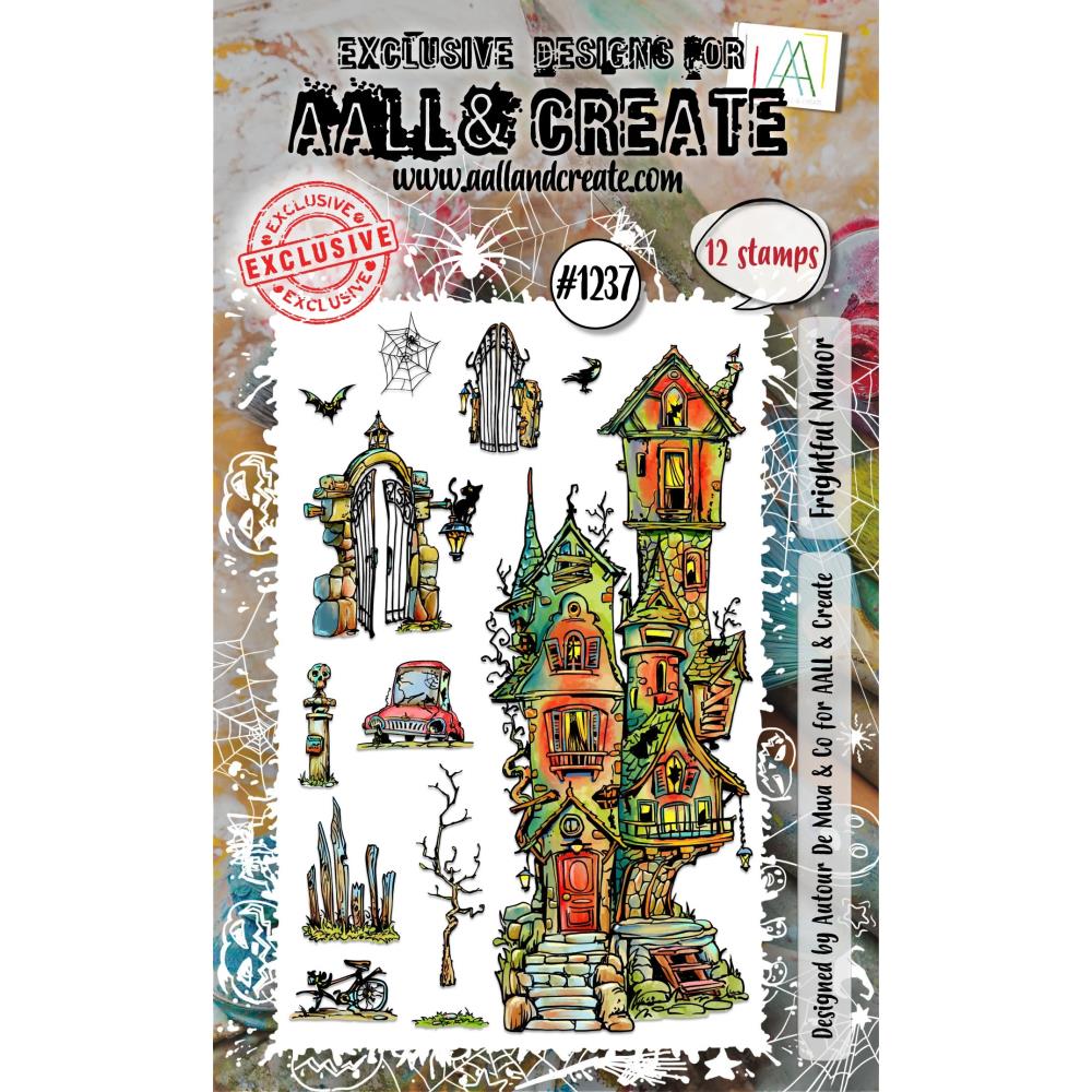 AALL And Create A6 Photopolymer Clear Stamp Set: Frightful Manor (5A002C5R1GFQD)