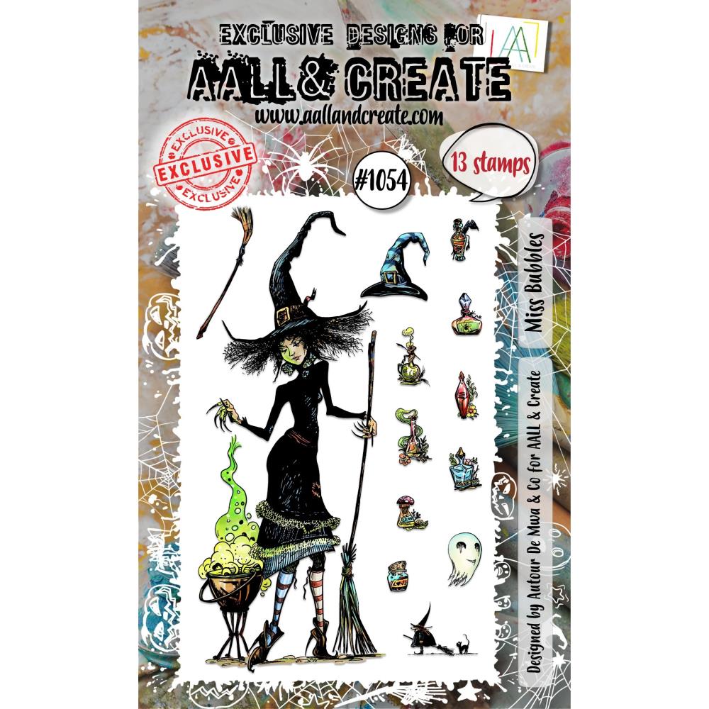 AALL And Create A6 Photopolymer Clear Stamp Set: Miss Bubbles (5A002C671GFQQ)