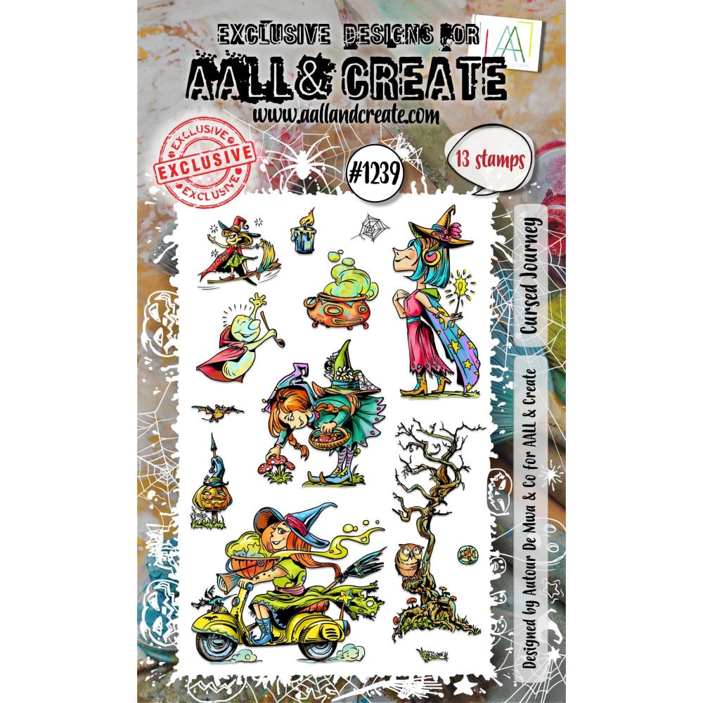 AALL And Create A6 Photopolymer Clear Stamp Set: Cursed Journey (5A002C5V1GFQY)