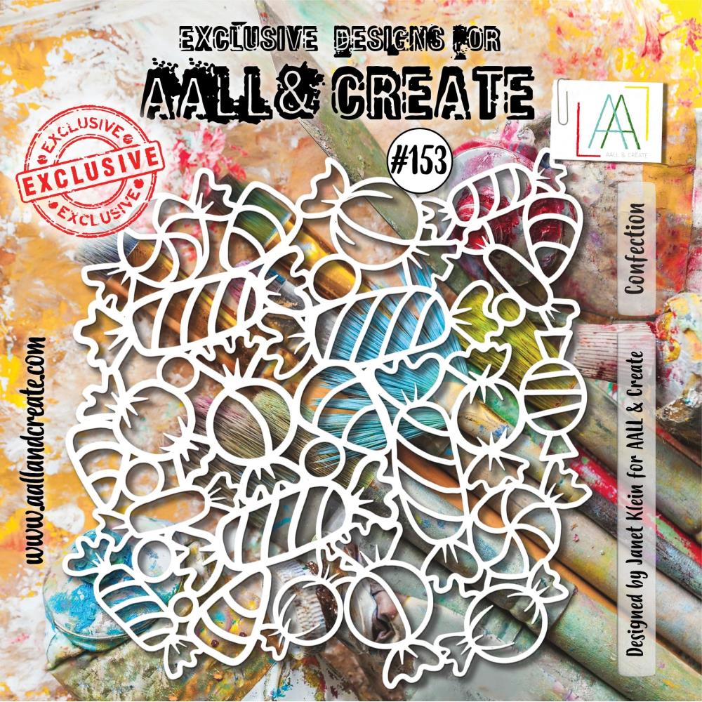 AALL And Create 6"X6" Stencil: Confection (5A002C5W1GFR4)