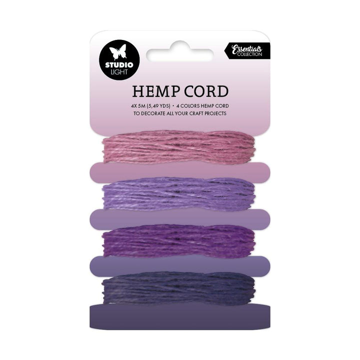 Studio Light Consumables Hemp Cord: Nr. 16, Shades Of Purple, 4/Pkg (5A002BKC1GDY7)