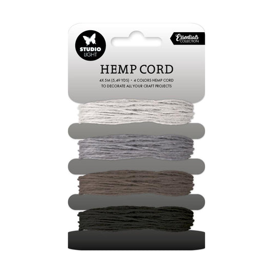 Studio Light Consumables Hemp Cord: Nr. 17, Shades Of Grey, 4/Pkg (5A002BKD1GDZZ)