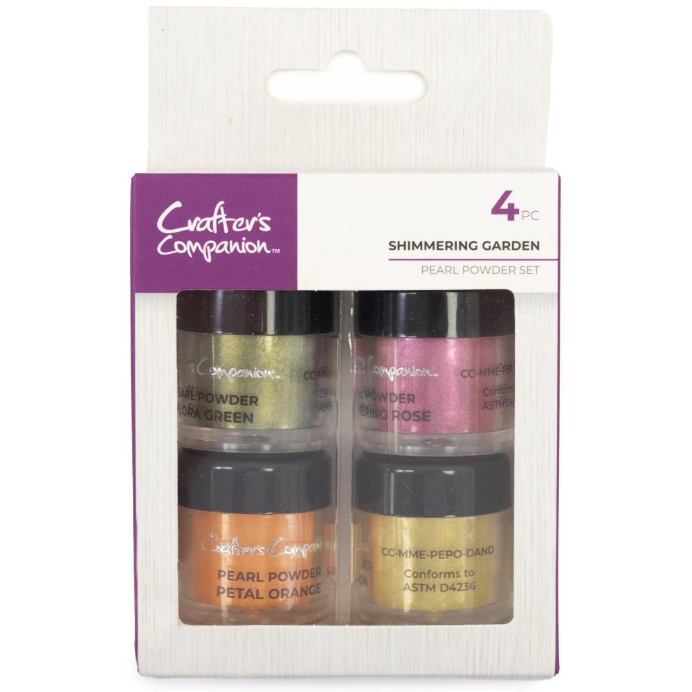 Crafter's Companion Pearl Powder: Shimmering Garden, 4/Pkg (5A002CBD1GFTP)