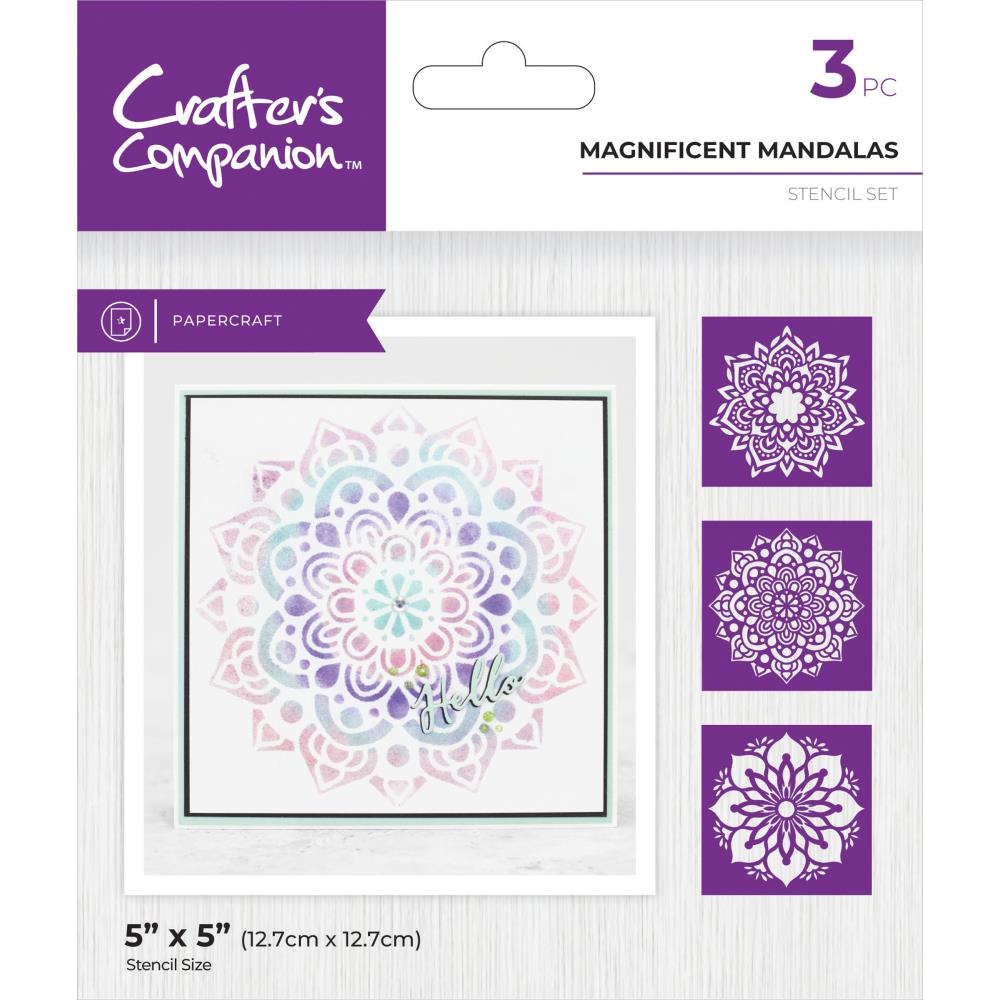 Crafter's Companion Stencil: Magnificent Mandalas (5A002C9L1GFV2)