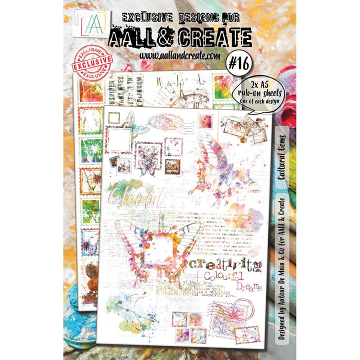 AALL And Create A5 Rub-Ons: Cultural Gems (5A002FK31GGYF)