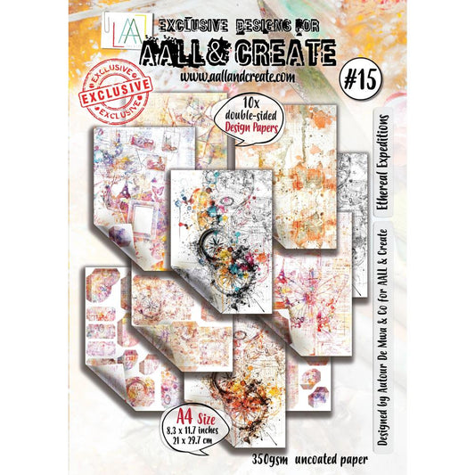 AALL And Create A4 Design Double-Sided Cardstock: Ethereal Expeditions, 10/Pkg (5A002FJV1GGYV)