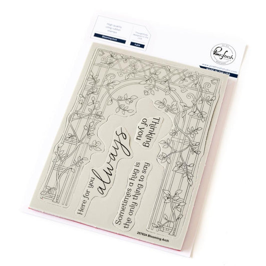 Pinkfresh Studio 4"X6" Clear Stamp Set: Blooming Arch (5A002CWB1GGCW)