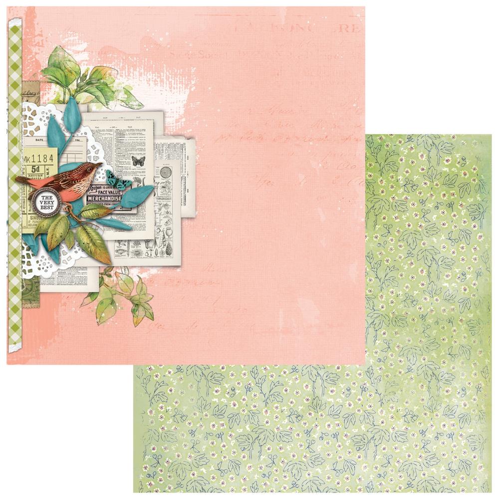 49 and Market Birdsong 12"X12" Double-Sided Cardstock: Sweet Notes (5A002C0X1GFK0)