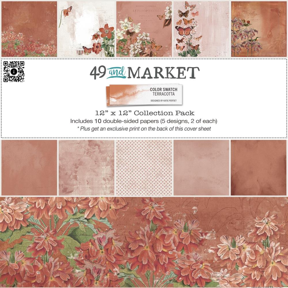 49 and Market Color Swatch: Terracotta 12"X12" Collection Pack (5A002C1B1GFK2)