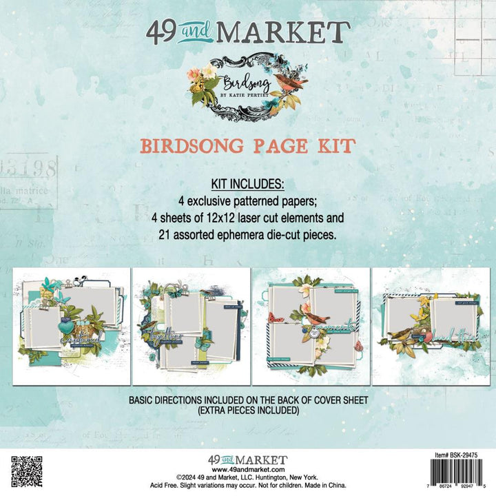 49 and Market Birdsong Page Kit (5A002C1J1GFK6)