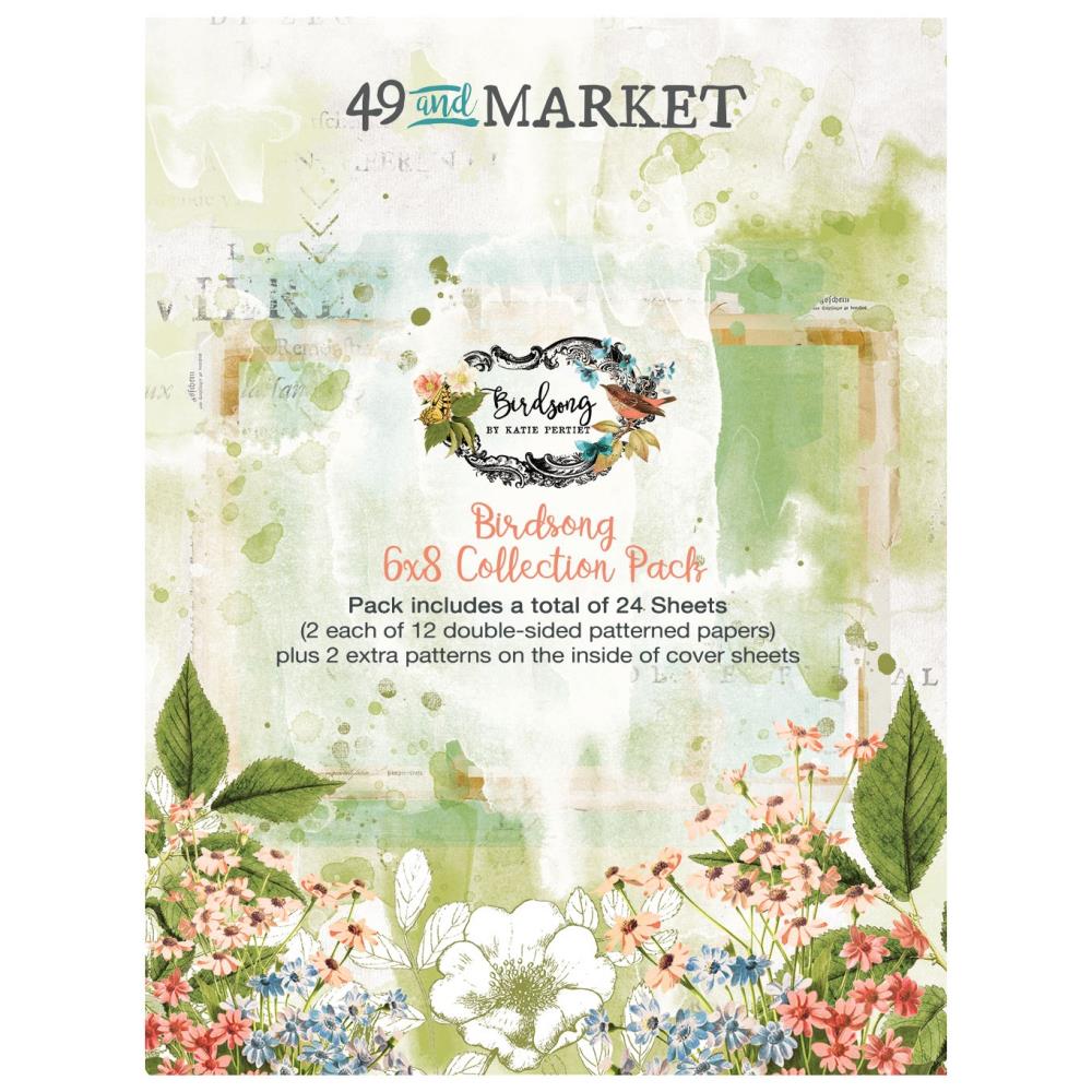 49 and Market Birdsong 6"X8" Collection Pack (5A002C0T1GFL0)