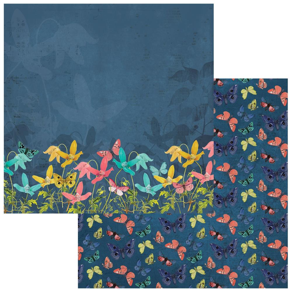 49 and Market Birdsong 12"X12" Double-Sided Cardstock: Midnight Concerto (5A002C0X1GFLC)