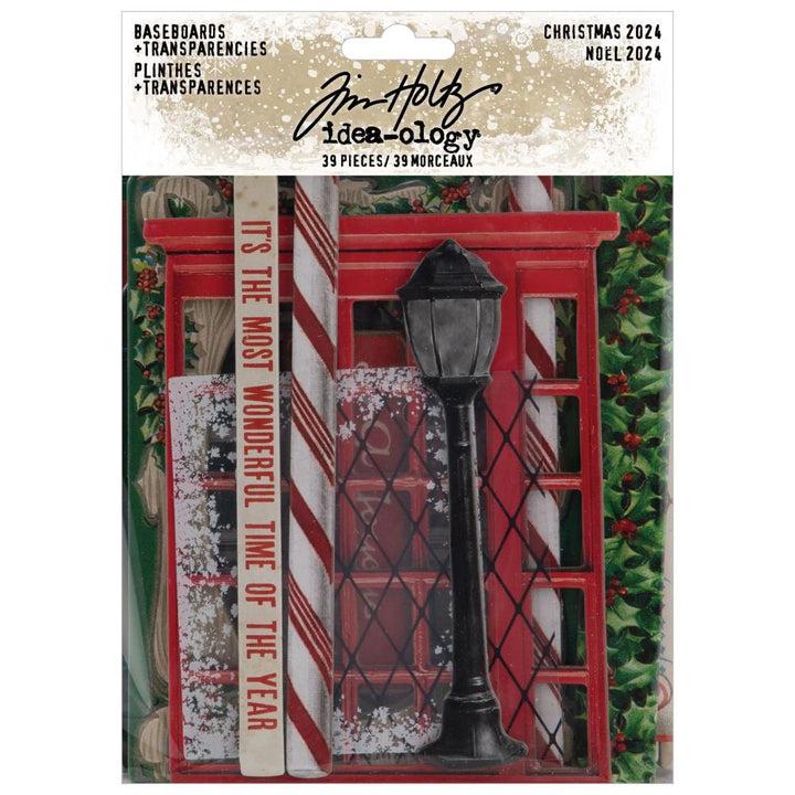 Tim Holtz Idea-ology Christmas: Baseboards + Transparencies (2024) (5A0026RX1G96R)