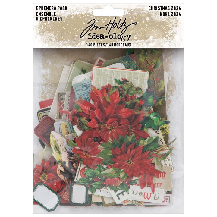 Tim Holtz Idea-ology Christmas: Ephemera Pack (2024) (5A0026S41G96Y)