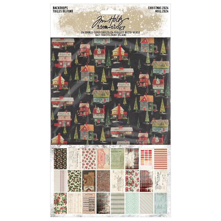 Tim Holtz Idea-ology Christmas: Backdrops (2024) (5A0026RQ1G973)